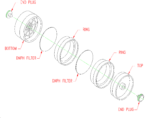 Glutaraldehyde air sampler