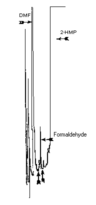 Blank sample chromatogram